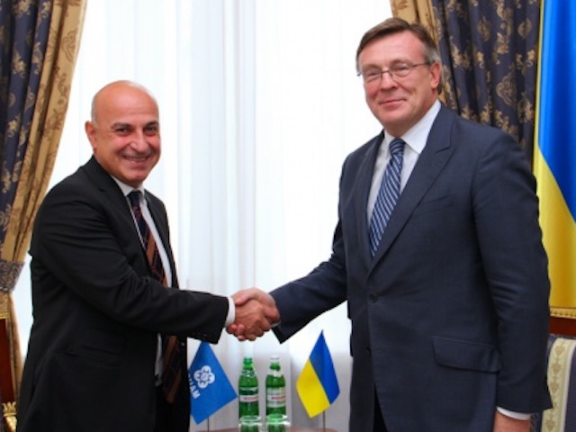 GUAM Secretary General Chechelashvili received by Minister of Foreign Affairs of Ukraine Kozhara