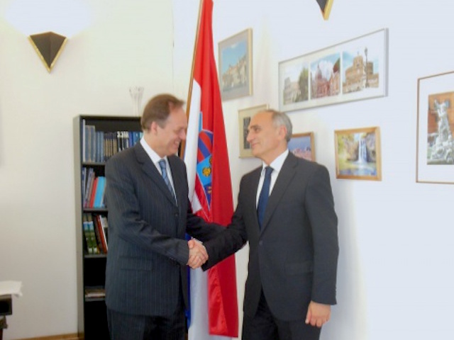 Чрезвычайный и Полномочный Посол Республики Хорватия в Украине принял Генерального секретаря ГУАМ