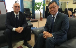 Чрезвычайный и Полномочный Посол Японии в Украине принял Генерального секретаря ГУАМ