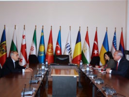 Встреча Генерального секретаря ГУАМ с Генеральным секретарём ТРАСЕКА