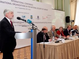 Генеральный секретарь ГУАМ Чечелашвили принял участие в международной конференции "Роль международных организаций в национальной безопасности Украины