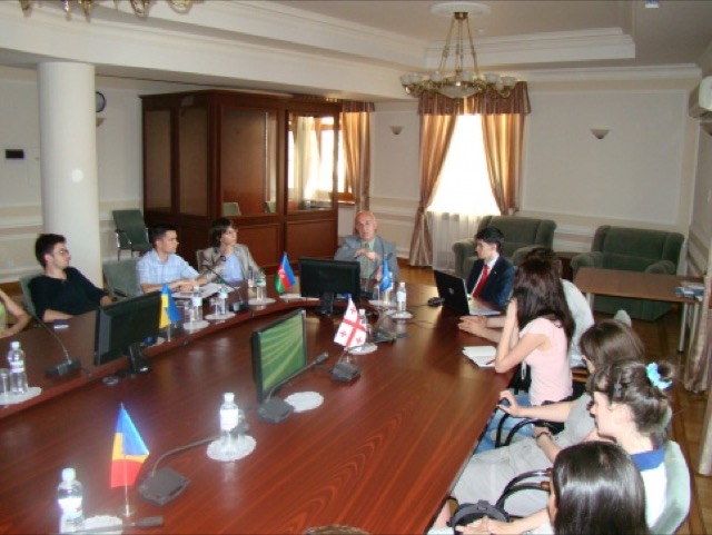 GUAM Secretary General met with representatives of "Youth Diplomatic Initiative"
