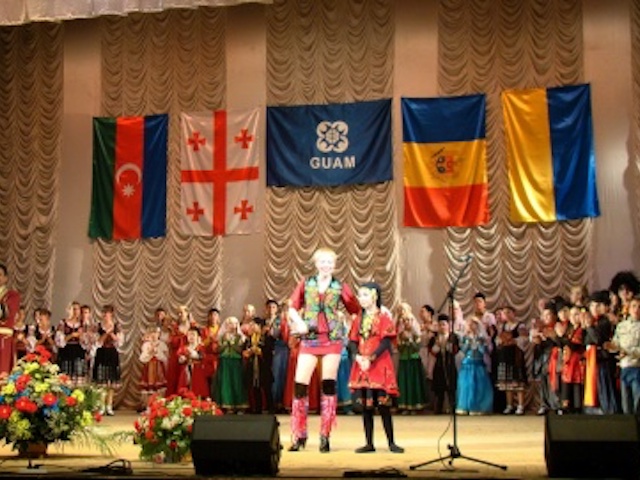 The reception and concert of GUAM member-states youth dance and song performers