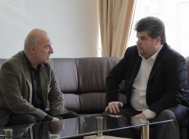 Встреча Генерального секретаря ГУАМ Чечелашвили с Председателем правления Майдана иностранных дел Яременко
