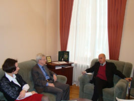 GUAM Secretary General Valeri Chechelashvili met co-ordinator of department of European programs US State department Lasy A. Wright