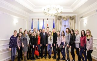 Встреча Генерального секретаря ГУАМ со студентами Восточноевропейского национального университета имени Леси Украинки