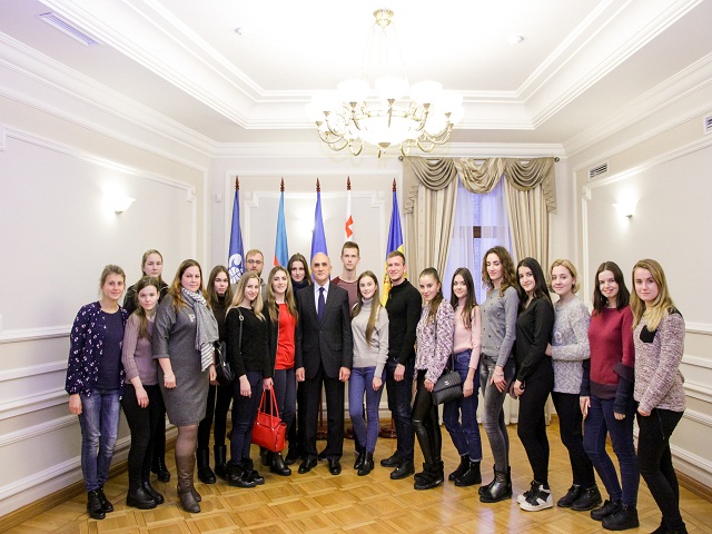 Встреча Генерального секретаря ГУАМ со студентами Восточноевропейского национального университета имени Леси Украинки